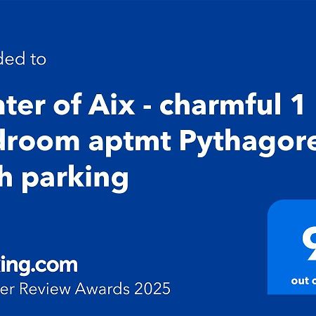 Centre D'Aix - Charmant Appartement 1 Chambre Pythagore Avec Parking Aix-en-Provence Exterior foto
